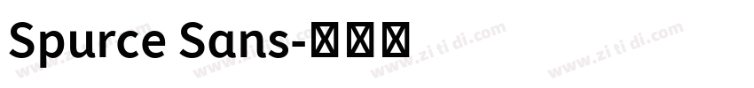 Spurce Sans字体转换 Spurce Sans字体转换